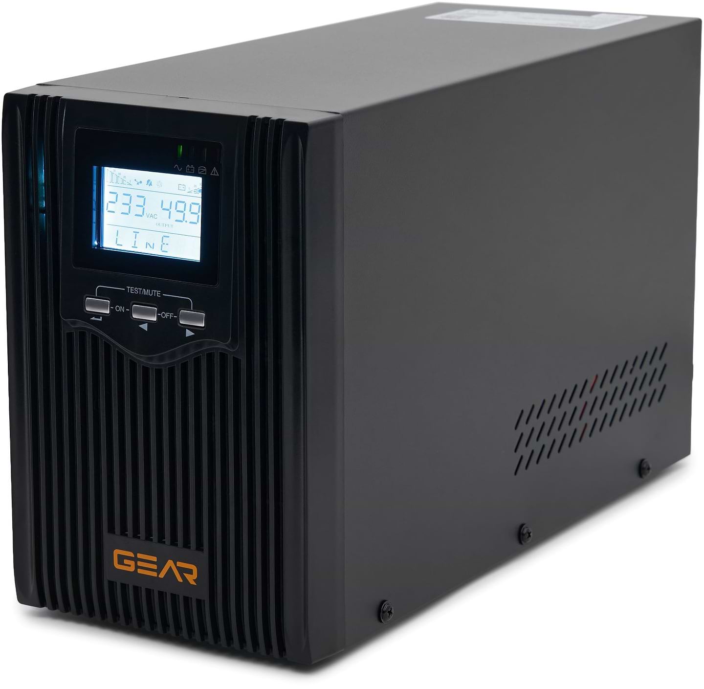 Джерело безперебійного живлення GEAR 1500VA/1200W LCD (GU-1500PS)