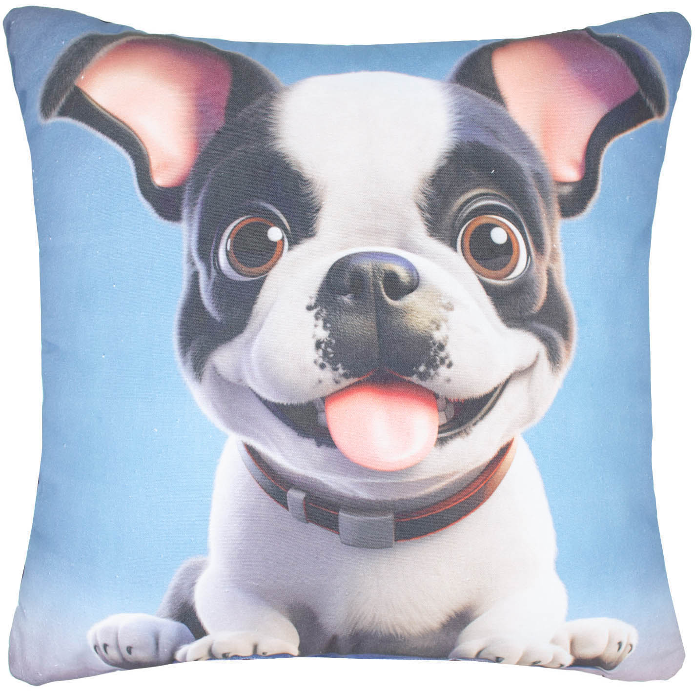 Подушка декоративная Home Line ПОЛУПАНАМА Песик Бульдожек (СД) 45х45 (189209)