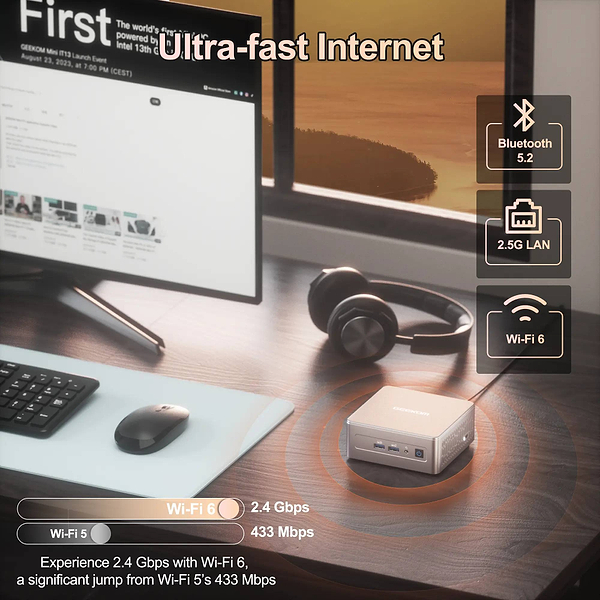 Фото - Неттоп GEEKOM A5 (GMA5R75825U-16512-EU)