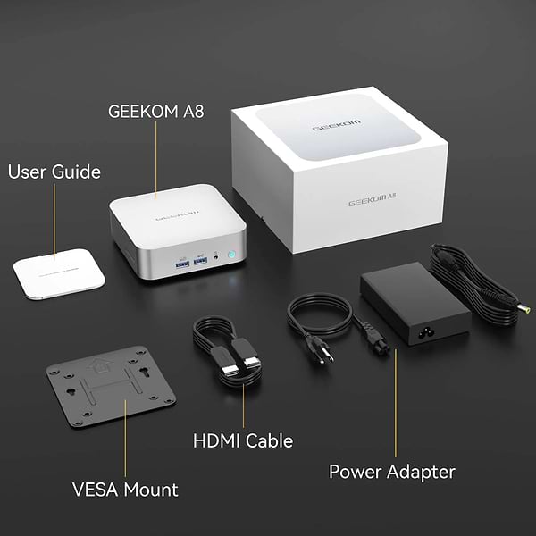 Фото - Неттоп GEEKOM GMA8R98945HS-322T-EU