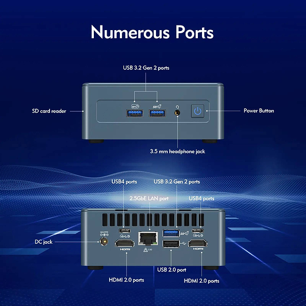 Фото - Неттоп GEEKOM Mini IT12 (GMIT12i912900H-321T-EU)