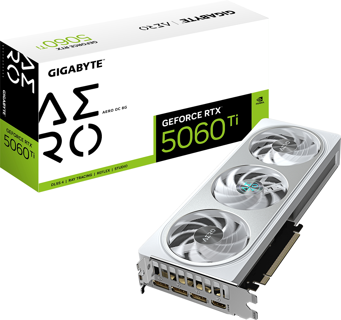 Відеокарта Gigabyte GeForce RTX 5060 AERO OC 8G (GV-N506TAERO OC-8GD)