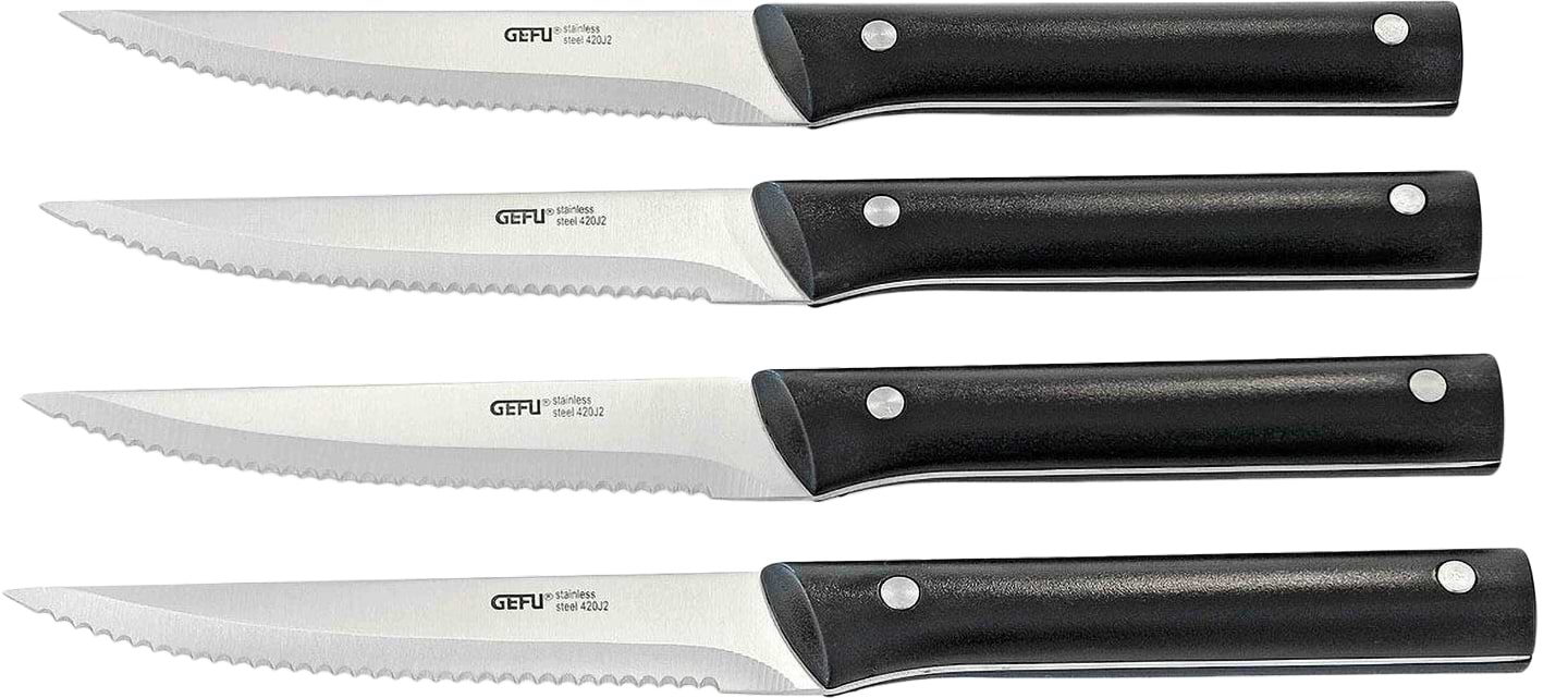 Купить Набор ножей столовых Gefu BBQ 4 шт. (89155) - Фото 1 Набор ножей столовых Gefu BBQ 4 шт. (89155) - Фото 1