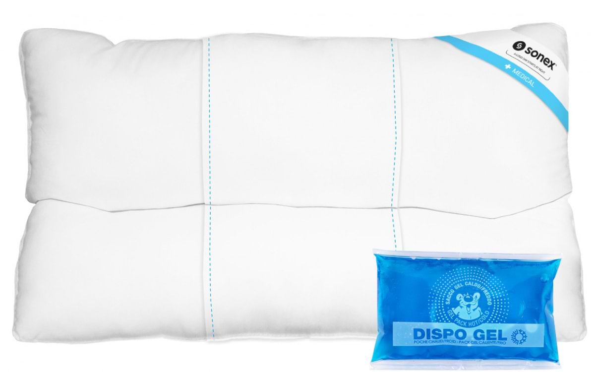 Подушка ортопедическая Sonex Medisoft Spa 50х70 см + гелевой компресс DISPO GEL (SO102056) - Фото 1