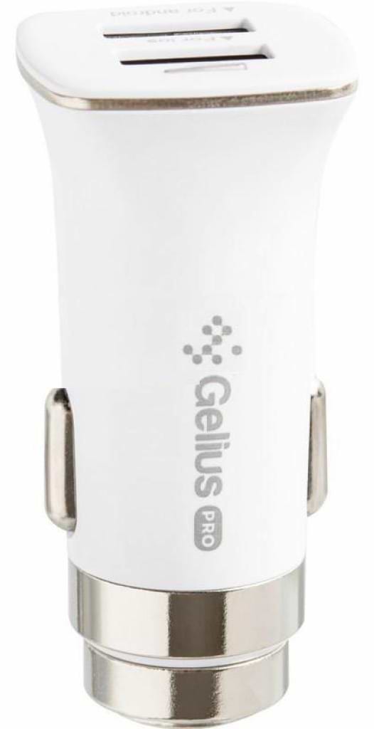 Фото - Автомобільний зарядний пристрій Gelius Pro Apollo GP-CC01 2xUSB 3.1A White (71432)