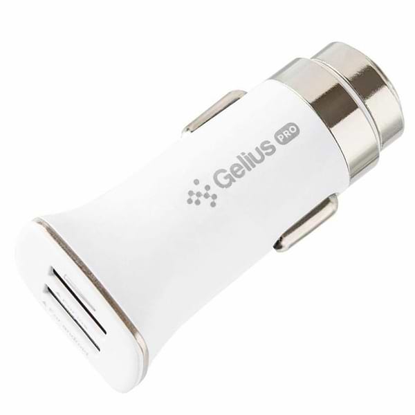 Фото - Автомобільний зарядний пристрій Gelius Pro Apollo GP-CC01 2xUSB 3.1A White (71432)