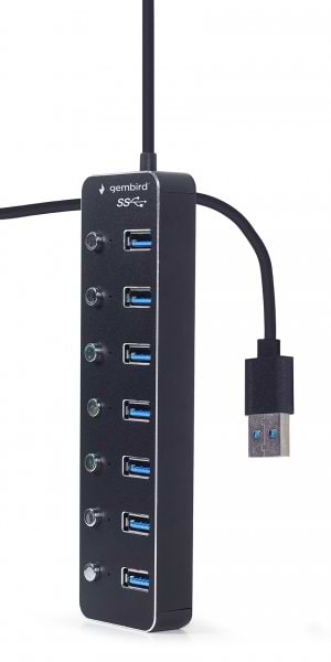 Фото - Хаб USB Gembird UHB-U3P7P-01
