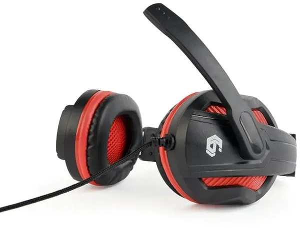 Фото - Гарнітура дротова ігрова Gembird GHS-03 Black/Red