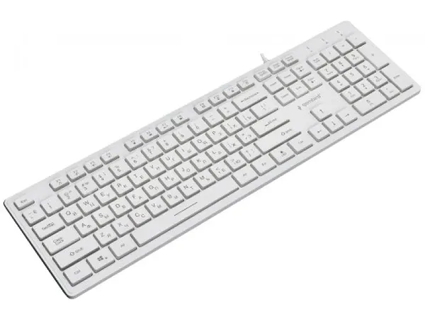 Фото - Клавіатура дротова Gembird KB-UML3-01-W-UA White USB