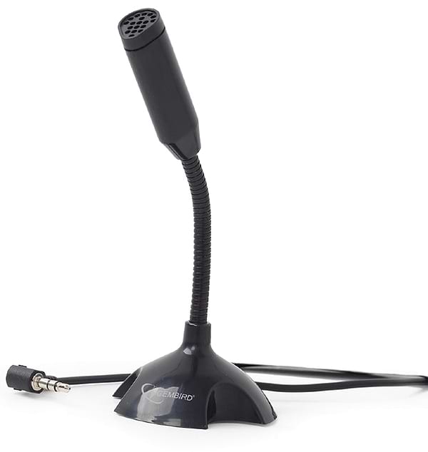 Фото - Микрофон для компьютера проводной Gembird MIC-D-02 Фото - Микрофон для компьютера проводной Gembird MIC-D-02