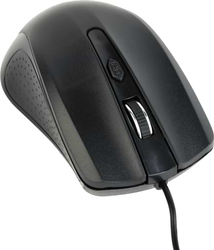 Мышь проводная Gembird MUS-4B-01 Black USB - Фото 1