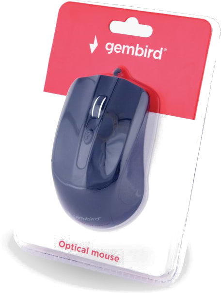 Фото - Миша дротова Gembird MUS-4B-01 Black USB
