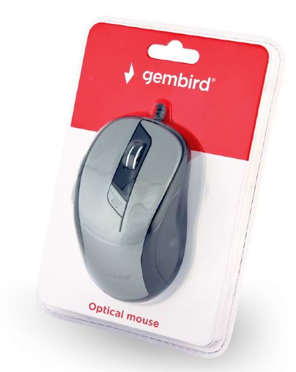 Фото - Миша дротова Gembird MUS-6B-01-BG Black/Grey USB