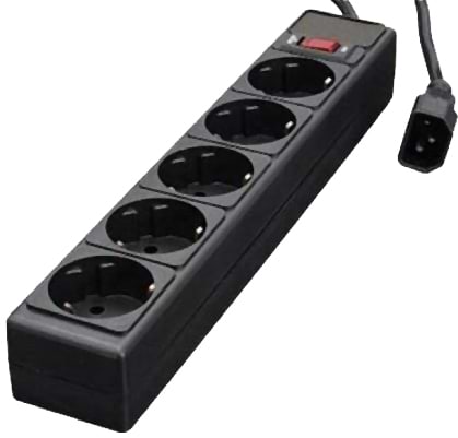 Фото - Сетевой фильтр Gembird SPG5-X-6B 5 розеток 1.8m Black