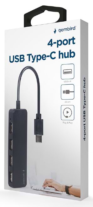 Фото - Хаб USB Gembird UHB-CM-U2P4-01