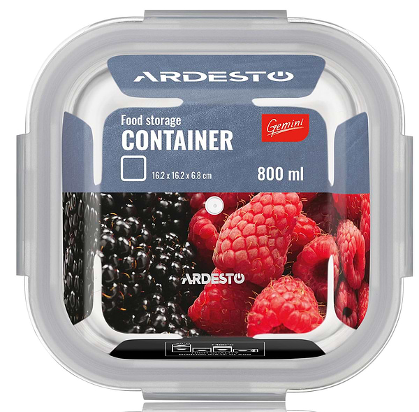 Фото - Емкость для хранения Ardesto Gemini 0.8 л (AR1280BSQ)
