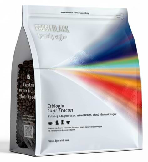 Кава в зернах Fresh Black ETHIOPIA GUJI TRACON EXPERIMENTAL FERMENTATION 1 кг - Фото 1