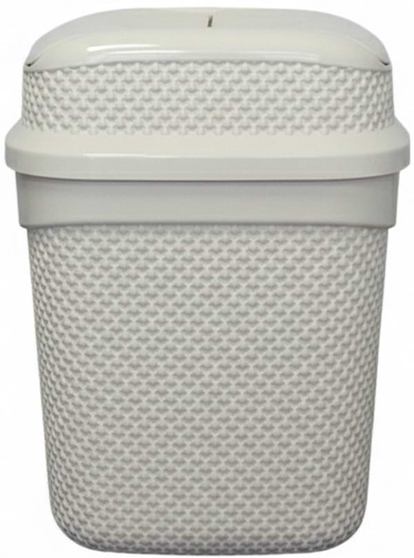 Фото - Бак для сміття UCSAN PLASTIC DROP 11л крем (133009) Фото - Бак для сміття UCSAN PLASTIC DROP 11л крем (133009)