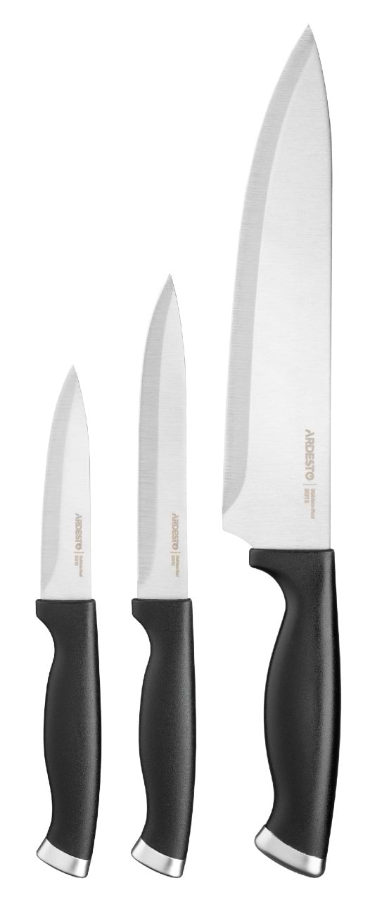 Фото - Набор ножей Ardesto Gemini Gourmet 3 пр. (AR2103BL)