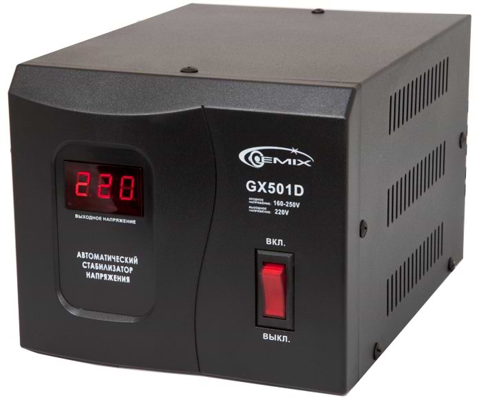 Стабилизатор напряжения Gemix GX-501D