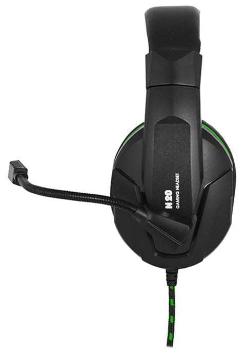 Фото - Гарнітура дротова ігрова Gemix N20 Black-Green (04300107)