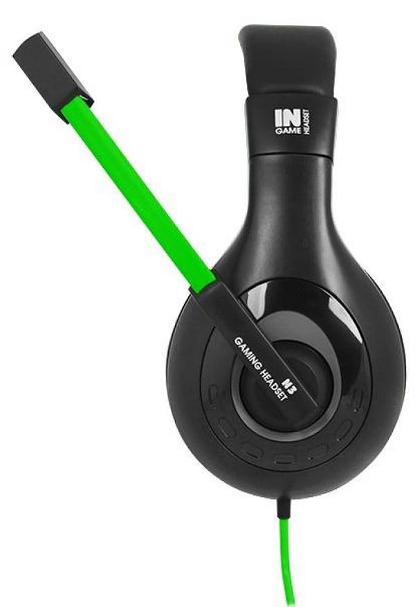 Фото - Гарнітура дротова ігрова Gemix N3 Black-Green (04300109)