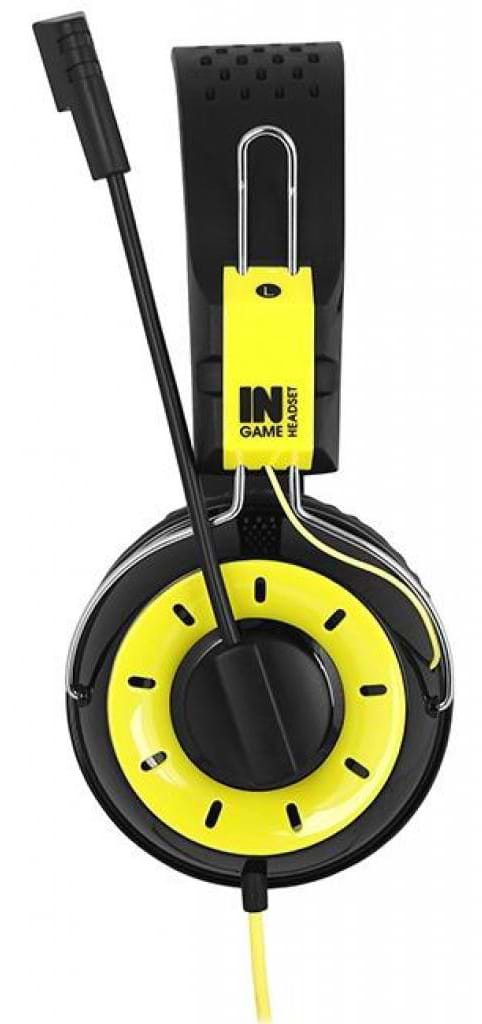 Фото - Гарнітура дротова ігрова Gemix N4 Black-Yellow Gaming