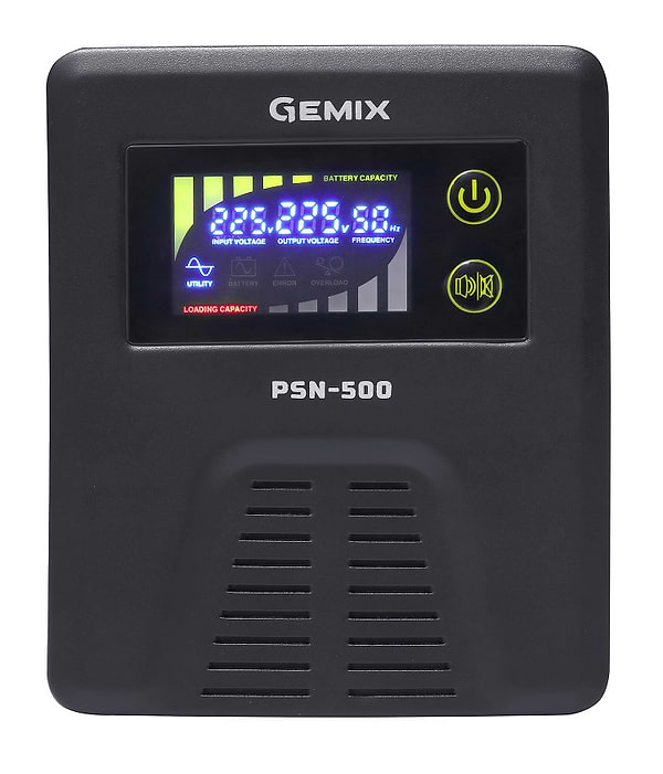 Фото - Источник бесперебойного питания Gemix PSN-500