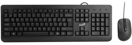 Купити Клавіатура+миша Genius KM-160 USB Black Ukr (31330001419) - Фото 1 Клавіатура+миша Genius KM-160 USB Black Ukr (31330001419) - Фото 1