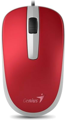 Мышь проводная Genius DX-120 USB Red (31010105104) - Фото 1