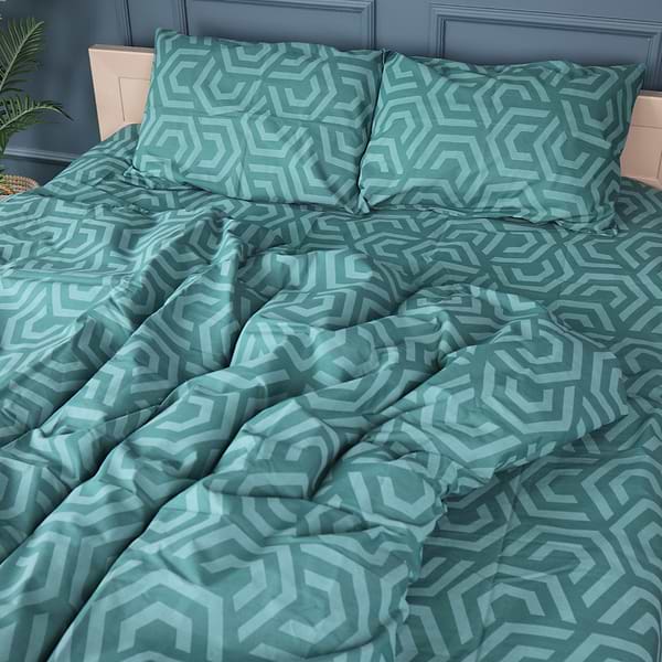 Фото - Комплект постельного белья MirSon Бязь 17-0622 Geometry Emerald 160х220 (2200008197810) Фото - Комплект постельного белья MirSon Бязь 17-0622 Geometry Emerald 160х220 (2200008197810)