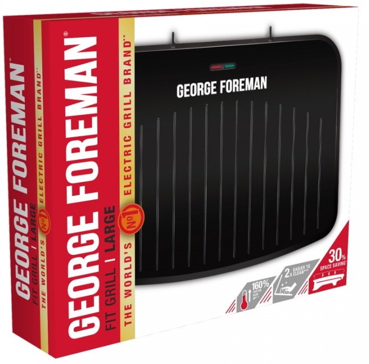 Фото - Гриль-барбекю электрический George Foreman 25820-56 Fit Grill Large