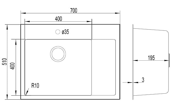 Фото - Мийка кухонна Gunter & Hauer Gerdau 7020 IX