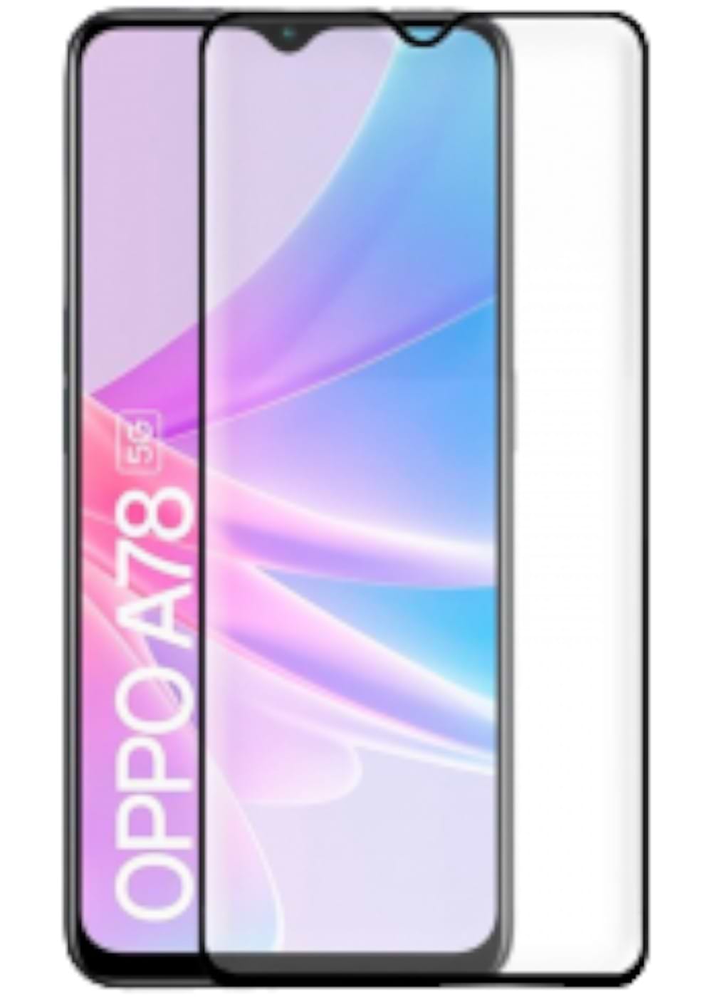 Защитное стекло для смартфона PowerPlant Full screen for OPPO A78 (GL603852)