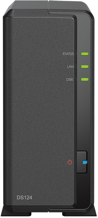 Сетевое хранилище без HDD Synology DS124 - Фото 1