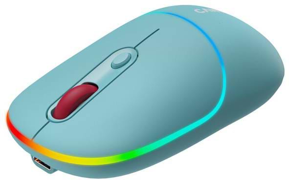 Фото - Миша бездротова Canyon MW-22 Dual Band RGB Wireless Dark Cyan (CNS-CMSW22DC)