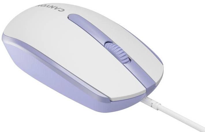 Фото - Миша дротова Canyon M-10 USB White Lavender (CNE-CMS10WL)