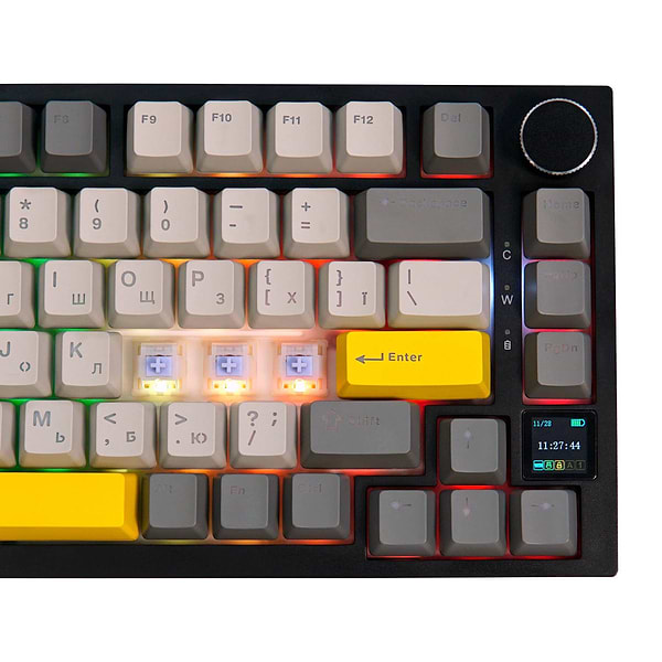 Фото - Клавиатура беспроводная игровая EPOMAKER AK820 Pro Gift Switch Hot-Swap Black (AK820-PRO-B-G)