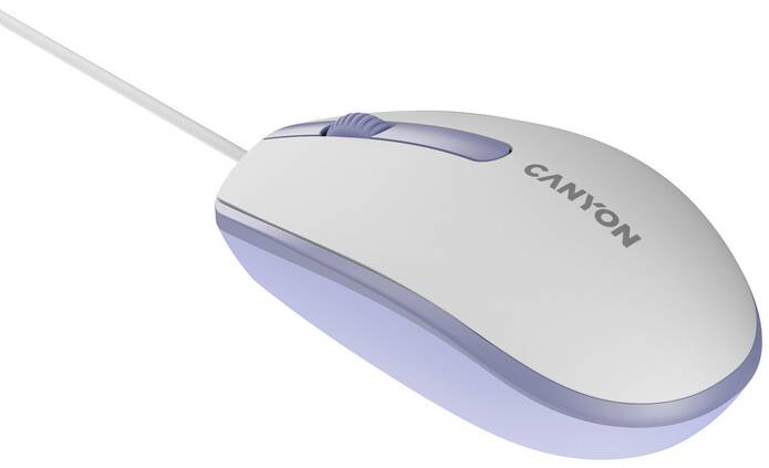 Фото - Миша дротова Canyon M-10 USB White Lavender (CNE-CMS10WL)