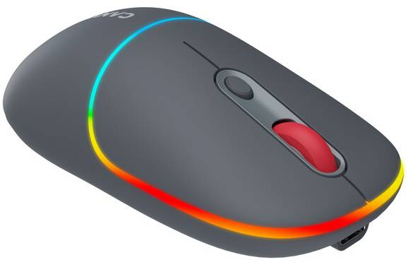 Фото - Миша бездротова Canyon MW-22 Dual Band RGB Wireless Dark Grey (CNS-CMSW22DG)