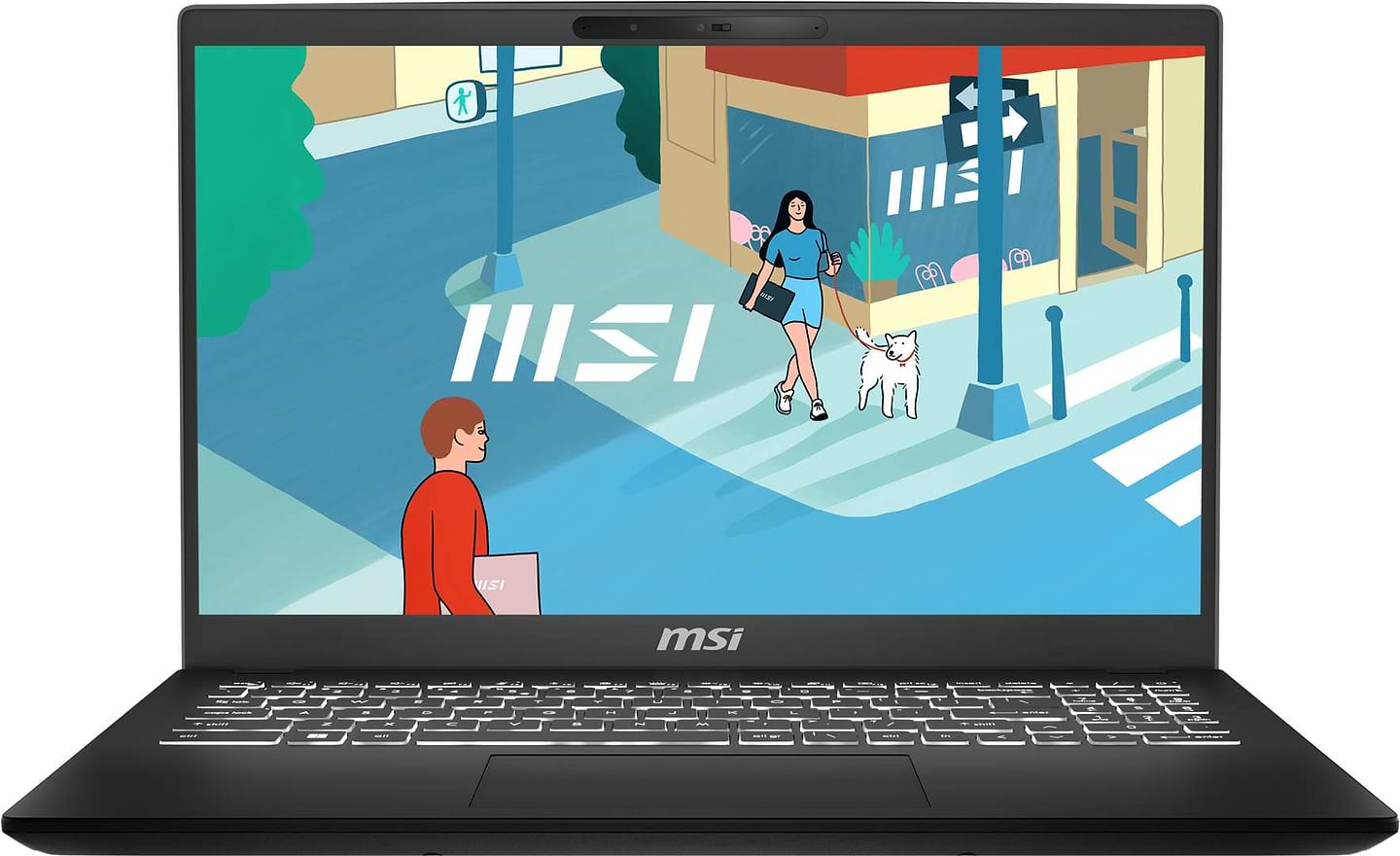 Ноутбук MSI Modern 15 H C13M-263XUA (9S7-15H431-263) Classic Black - Фото 1