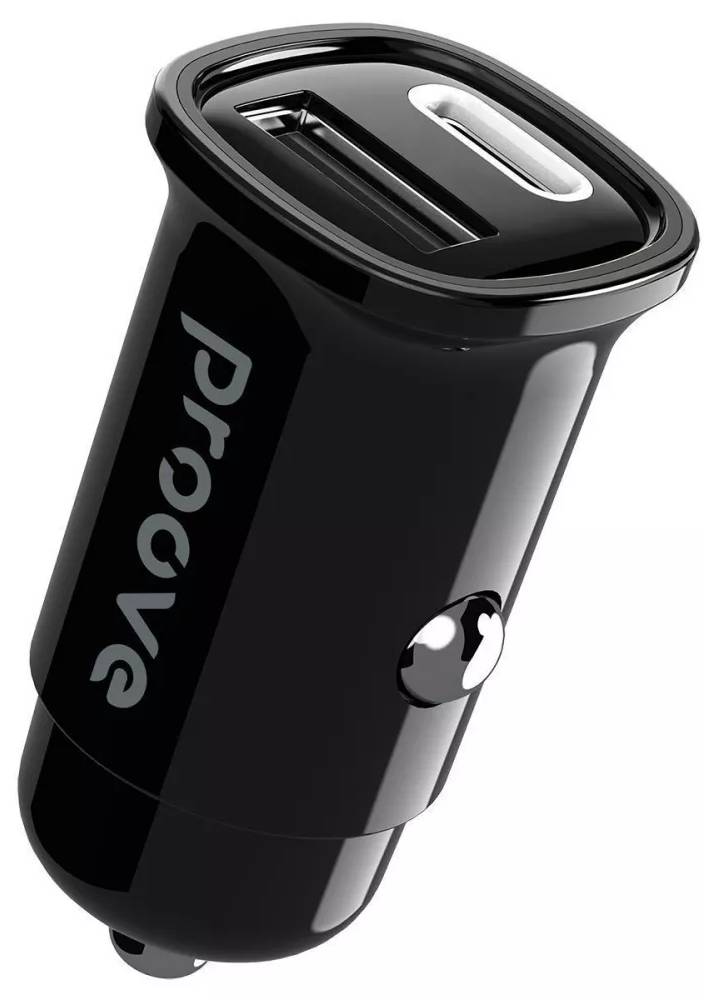 Фото - Автомобільний зарядний пристрій Proove Flash 30W Type-C + USB black (CCFL30111201)