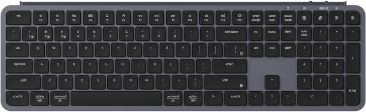 Фото - Клавиатура беспроводная Keychron B6 Pro USB/WL/BT Space Gray (B6P-K1-UA)