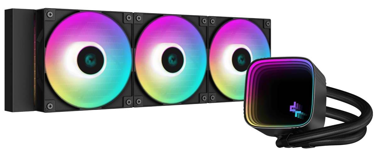 Водяна система охолодження Deepcool LS720 SE Black (R-LS720-BKAMMM-G-1) - Фото 1
