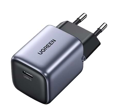 Фото - Мережевий зарядний пристрій UGREEN CD319Nexode Mini 30W PD GaN Tech Blac kPD3.0 (PD2.0) QC4.0 QC4.0/QC3.0/QC2.0 (90666)
