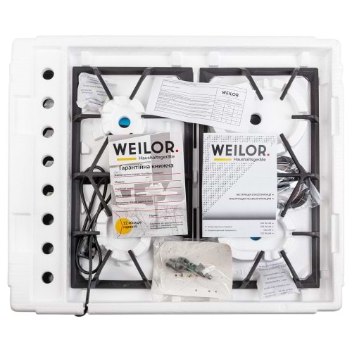 Фото - Варочная панель газовая Weilor GG 634 BL