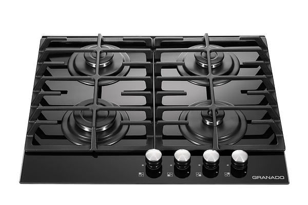 Фото - Духова шафа + варильна поверхня газова GRANADO GEO 62-0200 Black + GGH 62-104 Black glass