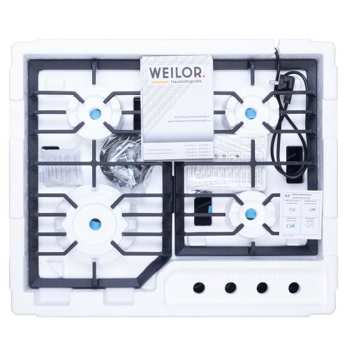 Фото - Варочная панель газовая Weilor GG W624 WH