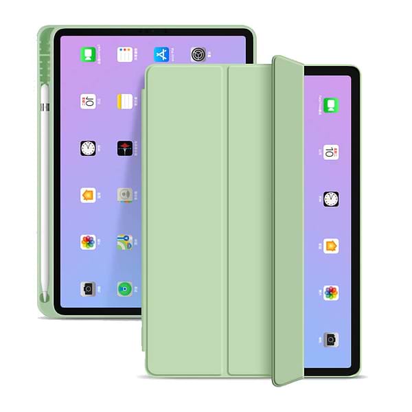 Фото - Чехол для планшета BeCover Tri Fold Soft TPU с креплением Apple Pencil for Apple iPad Air (4/5) 2020/2022 10.9'' Green (711107)