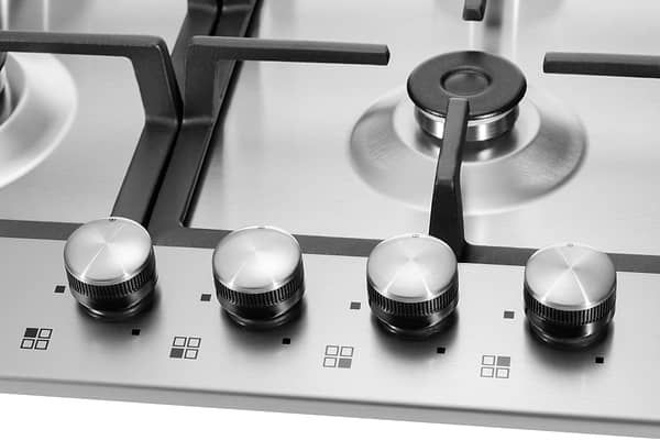 Фото - Духова шафа + варильна поверхня газова GRANADO GEO 61-0200 Inox + GGH 61-104 Inox